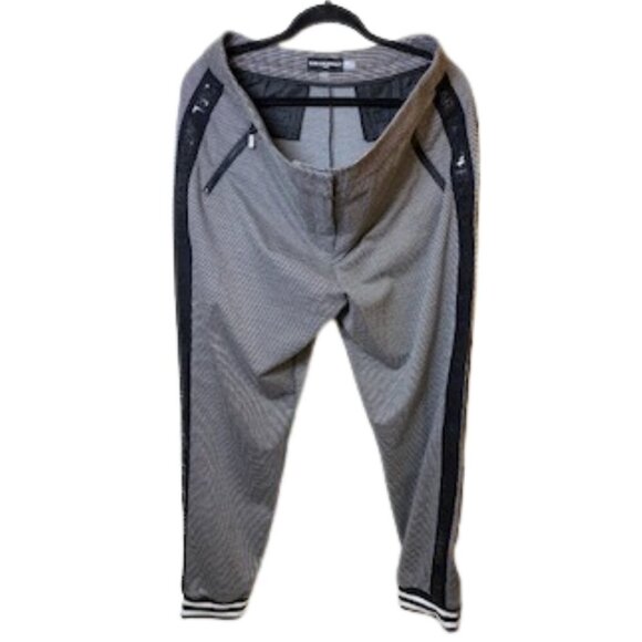 KARL LAGERFELD PARIS MEN'S SOFT HOUNDSTOOTH JOGGERS SIZE 16 - Picture 2 of 7